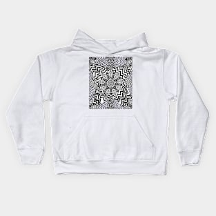 Mandala african pattern Kids Hoodie